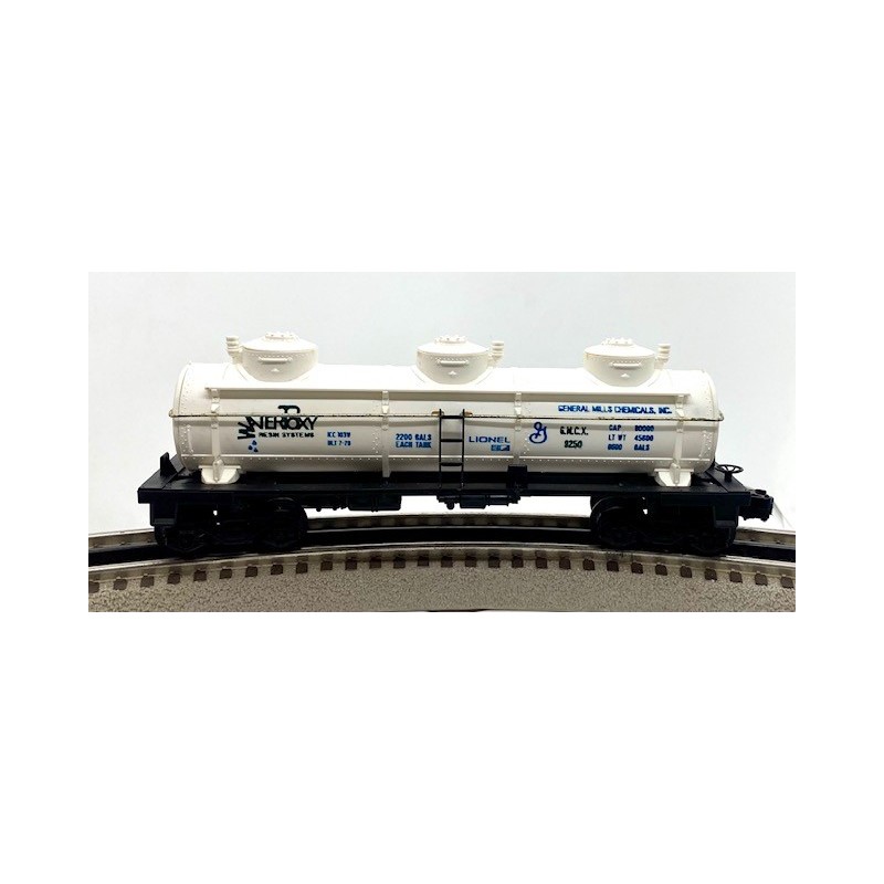 LIONEL 6-9250 GENERAL MILLS CHEMICALS WATER POXY 3-D TANK CAR