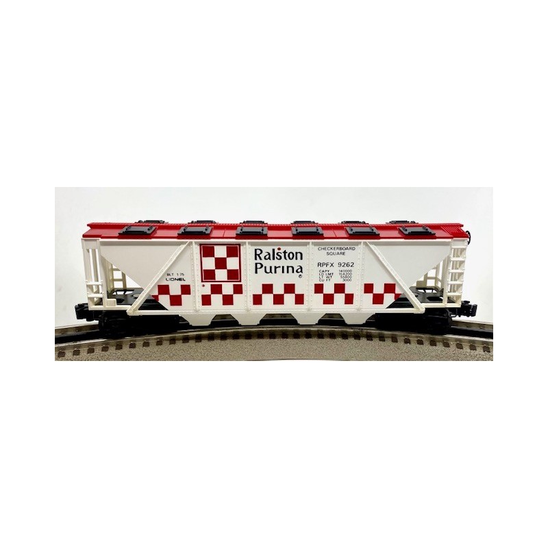 LIONEL 6-9262 RALSTON PURINA COVERED QUAD HOPPER