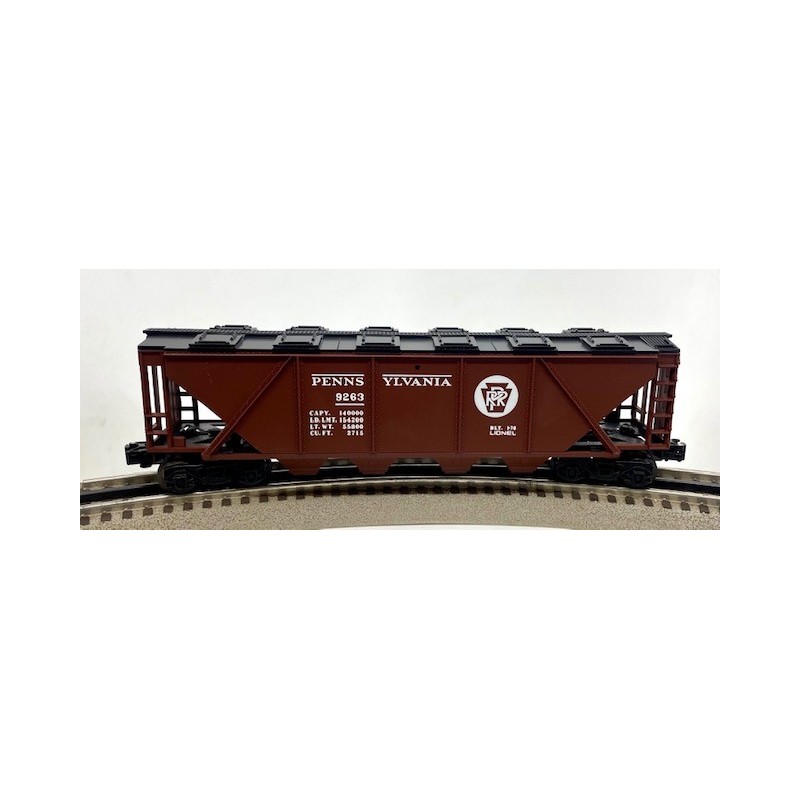 LIONEL 6-9263 PENNSYLVANIA RAILROAD COVERED QUAD HOPPER