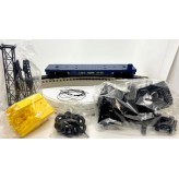 LIONEL 6-9157 CHESEAPEAKE AND OHIO FLATCAR WITH CONSTRUCTION CRANE KIT