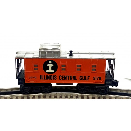 LIONEL 6-9178 ILLINOIS CENTRAL GULF SP-TYPE CABOOSE
