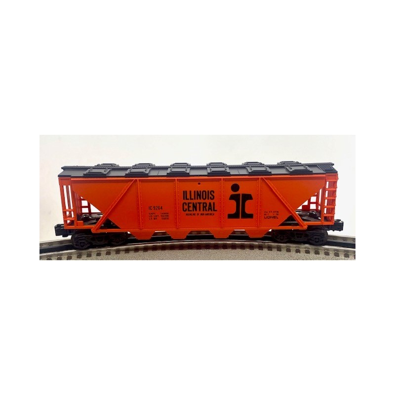 LIONEL 6-9264 ILLINOIS CENTRAL COVERED QUAD HOPPER