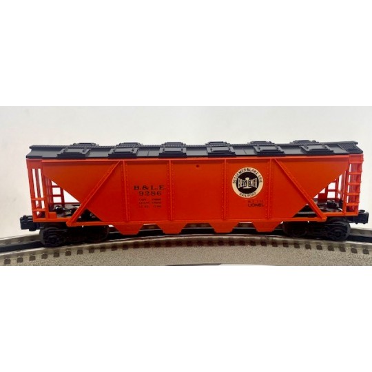LIONEL 6-9286 BESSERMER AND LAKE ERIE COVERED QUAD HOPPER