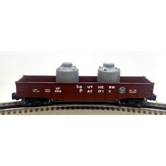 LIONEL 6-9315 SOUTHERN PACIFIC GONDOLA WITH CANISTERS