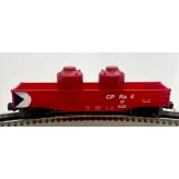 LIONEL 6-9336 CANADIAN PACIFIC RAIL GONDOLA WITH CANISTERS