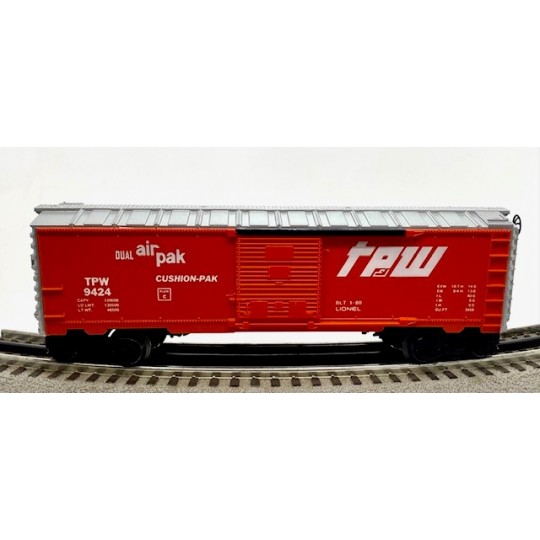 LIONEL 6-9424 TOLEDO PEORIA AND WESTERN BOXCAR