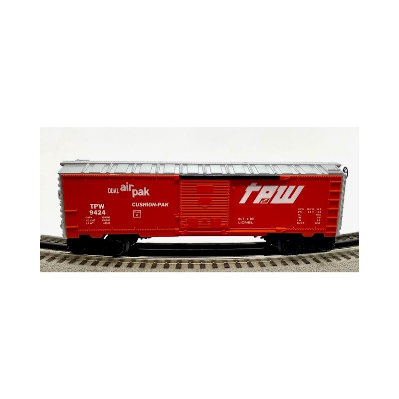 LIONEL 6-9424 TOLEDO PEORIA AND WESTERN BOXCAR