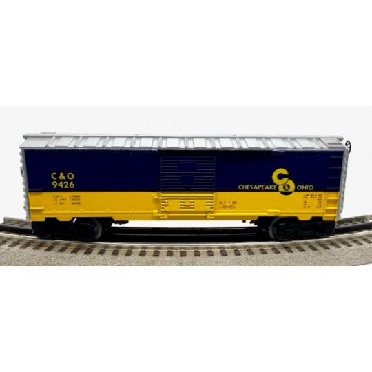 LIONEL 6-9426 CHESEAPEAKE AND OHIO BOXCAR