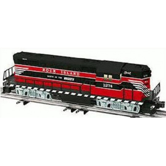 LIONEL 28536 ROCK ISLAND GP-7 DIESEL LOCOMOTIVE