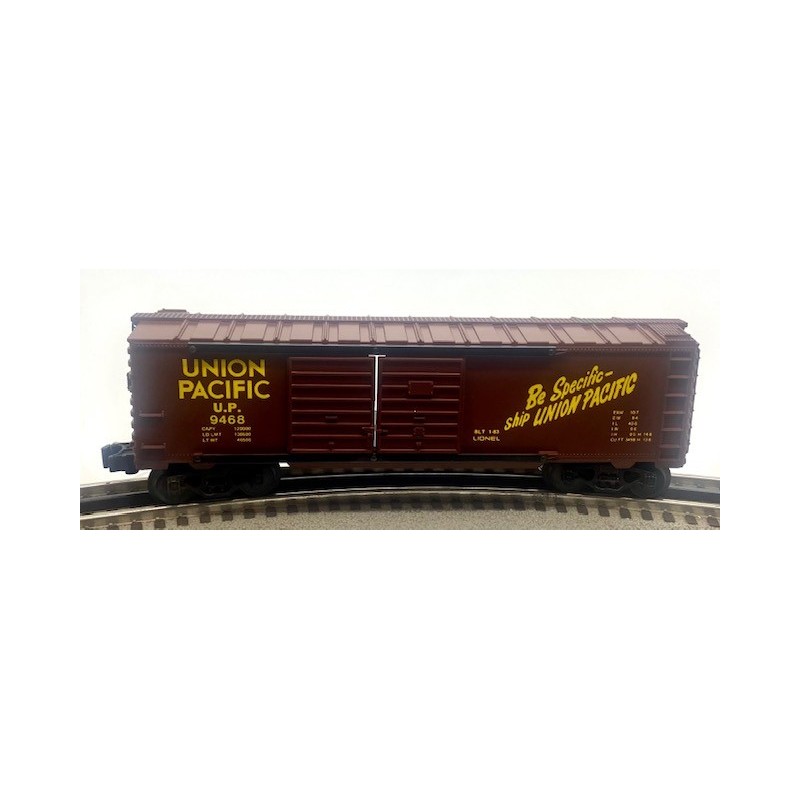 LIONEL 6-9468 UNION PACIFIC DOUBLE DOOR BOXCAR