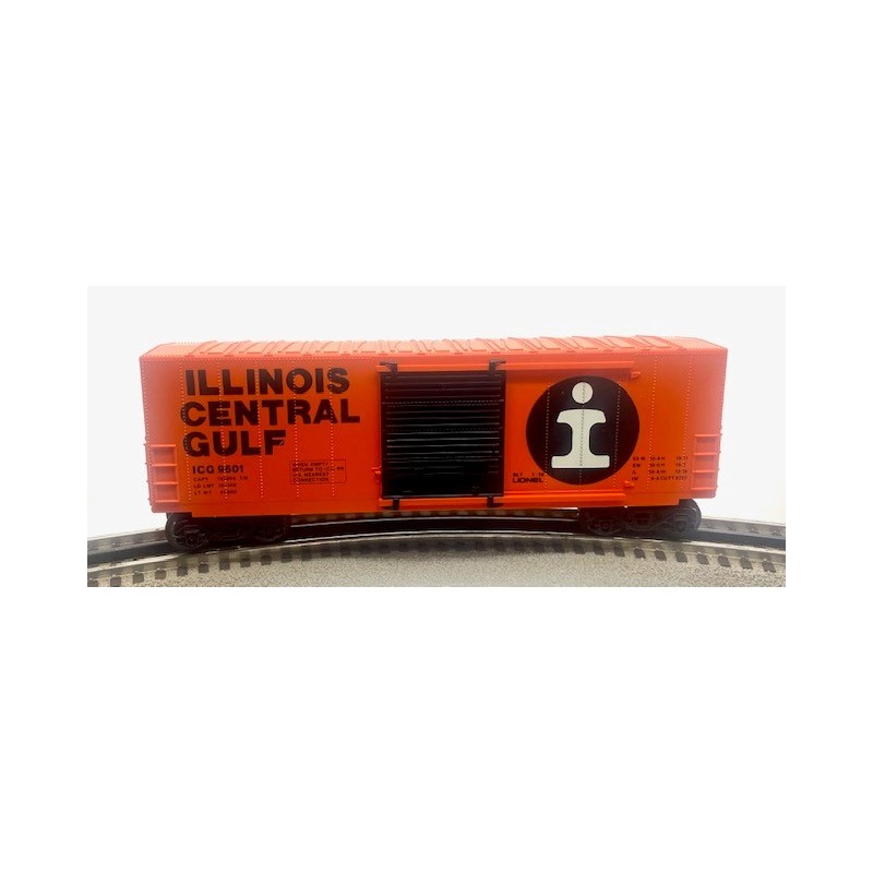 LIONEL 6-9601 ILLINOIS CENTRAL GULF HI-CUBE BOXCAR