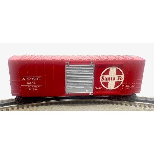 LIONEL 6-9602 SANTA FE HI-CUBE BOXCAR