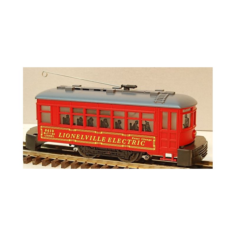 LIONEL 18419 LIONELVILLE ELECTRIC TROLLEY