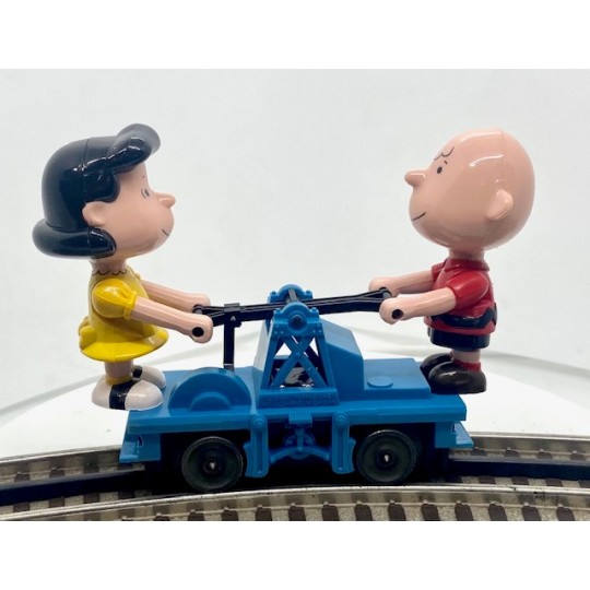 LIONEL 18413 CHARLIE BROWN AND LUCY PEANUTS HANDCAR