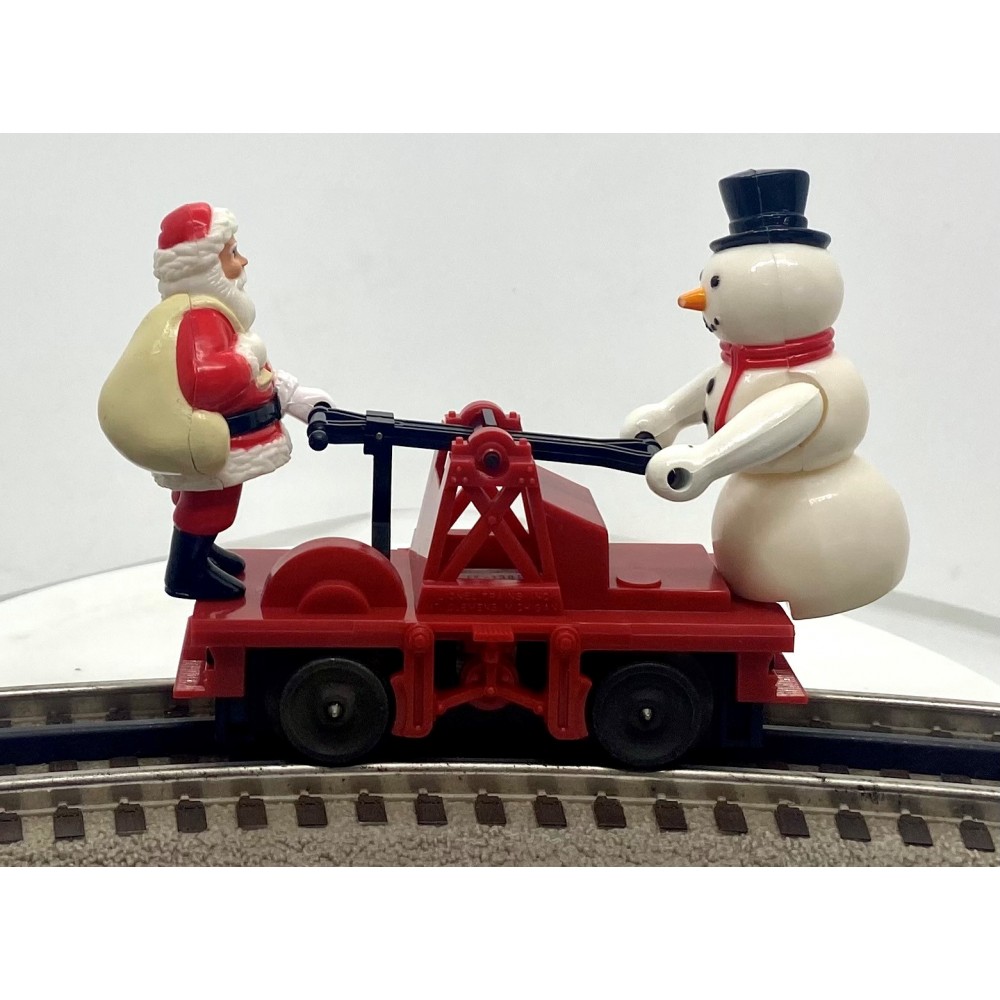 lionel 18426 santa and snowman handcar