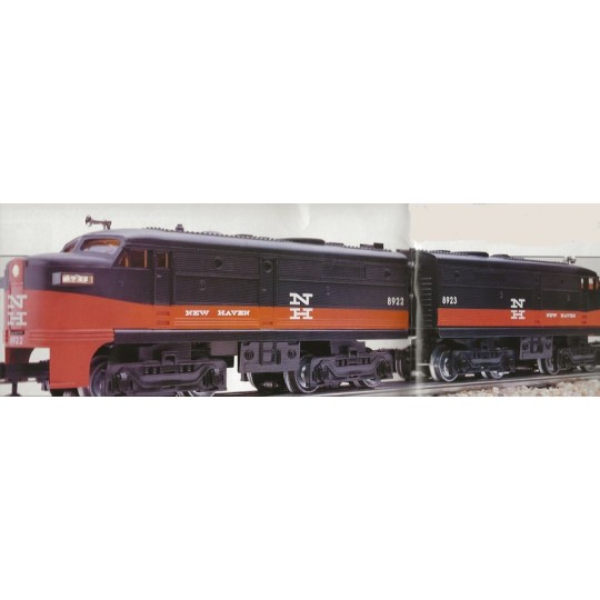 LIONEL 18922 AND 18923 NEW HAVEN ALCO DIESEL ENGINES AA UNITS