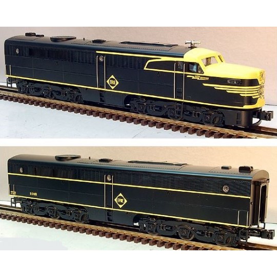 LIONEL 18961 AND 18249 ERIE ALCO PA-1 AND PB-1 DIESEL ENGINE SET