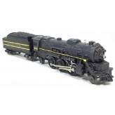 LIONEL 18620 ILLINOIS CENTRAL 2-6-2 STEAM LOCOMOTIVE AND TENDER