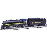 LIONEL 18699 ALASKA 4-4-2 STEAM LOCOMOTIVE AND TENDER