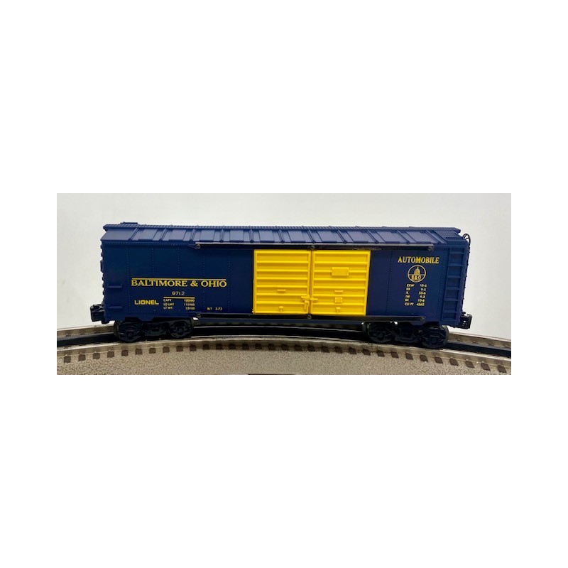 LIONEL 6-9712 BALTIMORE AND OHIO DOUBLE DOOR BOXCAR