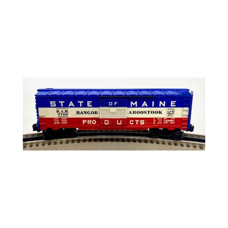 LIONEL 6-9709 STATE OF MAINE BOXCAR