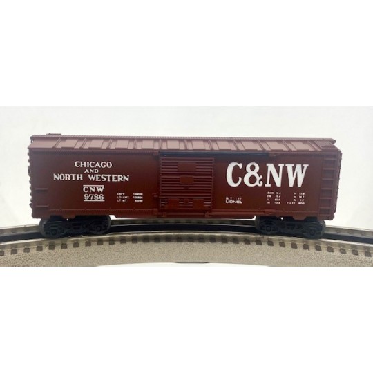 LIONEL 6-9786 CHICAGO AND NORTHWESTERN BOXCAR