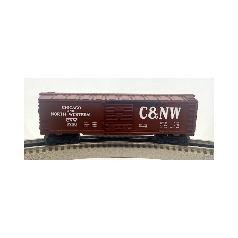 LIONEL 6-9786 CHICAGO AND NORTHWESTERN BOXCAR