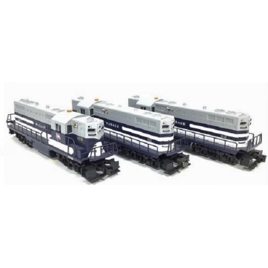 LIONEL 18872 WABASH GP-7 LASH UP DIESEL LOCOMOTIVES - 3 PACK