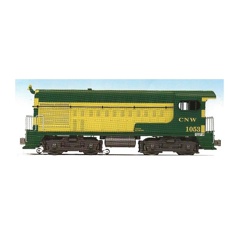 LIONEL 18876 CHICAGO AND NORTHWESTERN H12-44 DIESEL SWITCHER ENGINE