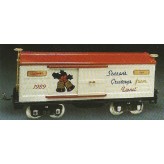 LIONEL 13601 CHRISTMAS HOLIDAY 1989 TINPLATE BOXCAR - STANDARD GAUGE