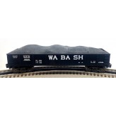 LIONEL 6-9820 WABASH GONDOLA WITH COAL LOAD - STANDARD O