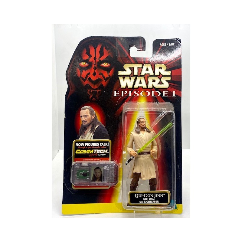 HASBRO STAR WARS QUI-GON JINN ACTION FIGURE - EPISODE 1