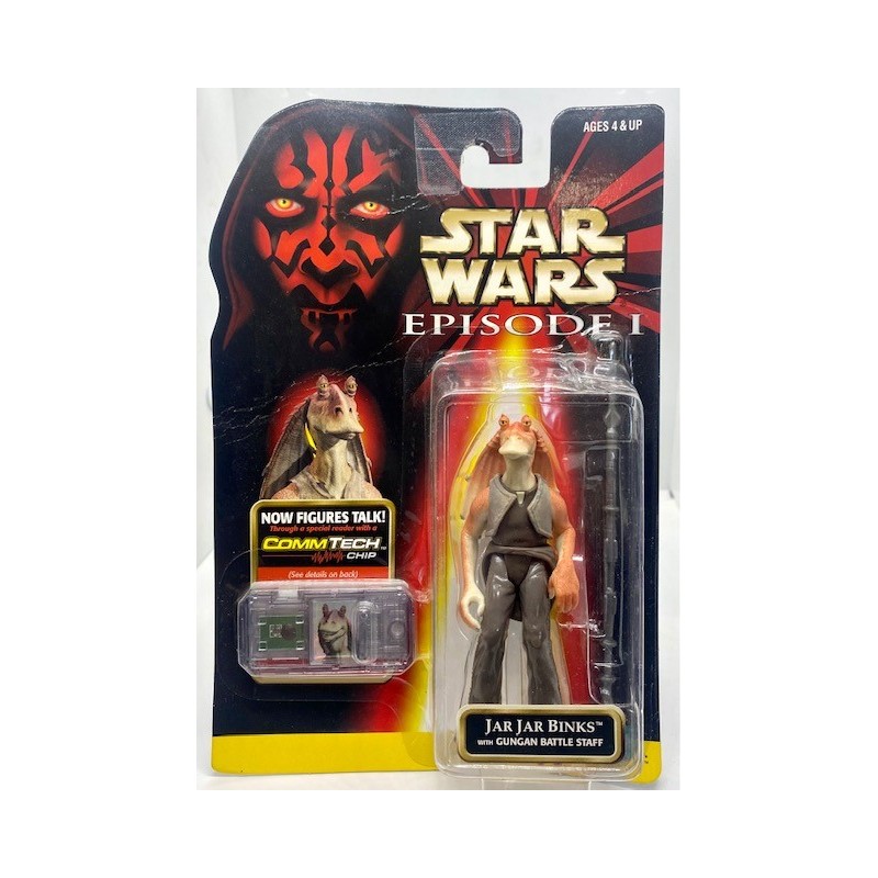 HASBRO STAR WARS JAR JAR BINKS ACTION FIGURE - EPISODE 1