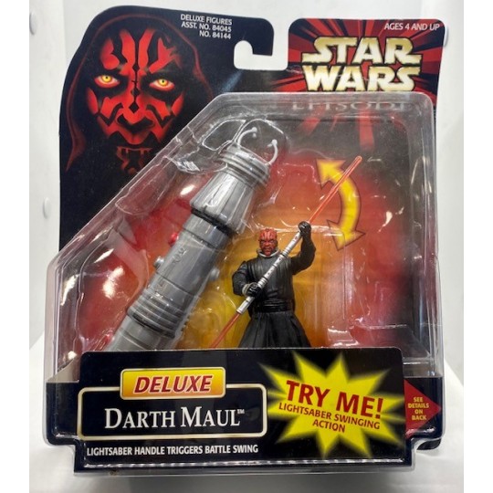 HASBRO STAR WARS DELUXE DARTH MAUL ACTION FIGURE - EPISODE 1