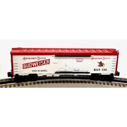 LIONEL 6-9850 BUDWEISER BEER BILLBOARD REEFER