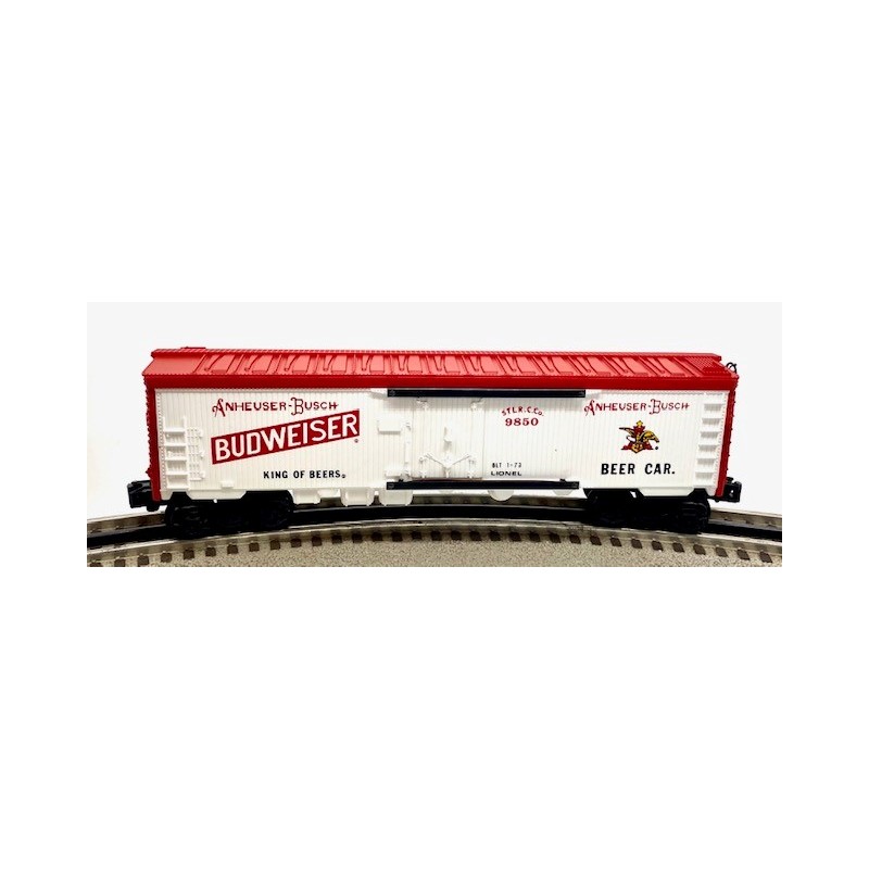 LIONEL 6-9850 BUDWEISER BEER BILLBOARD REEFER