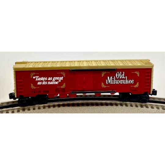 LIONEL 6-9856 OLD MILWAUKEE BEER BILLBOARD REEFER