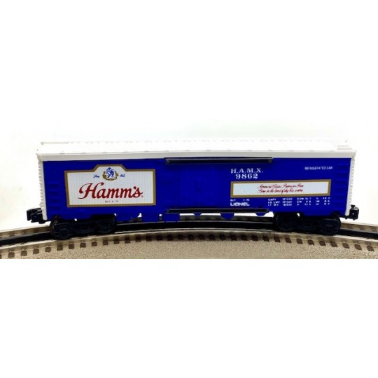 LIONEL 6-9862 HAMMS BEER BILLBOARD REEFER