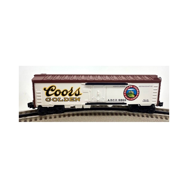 LIONEL 6-9866 COORS BEER BILLBOARD REEFER