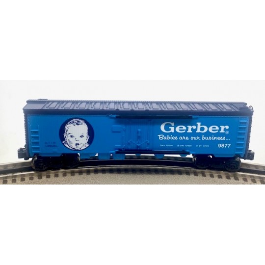 LIONEL 6-9877 GERBER BABY FOOD BILLBOARD REEFER