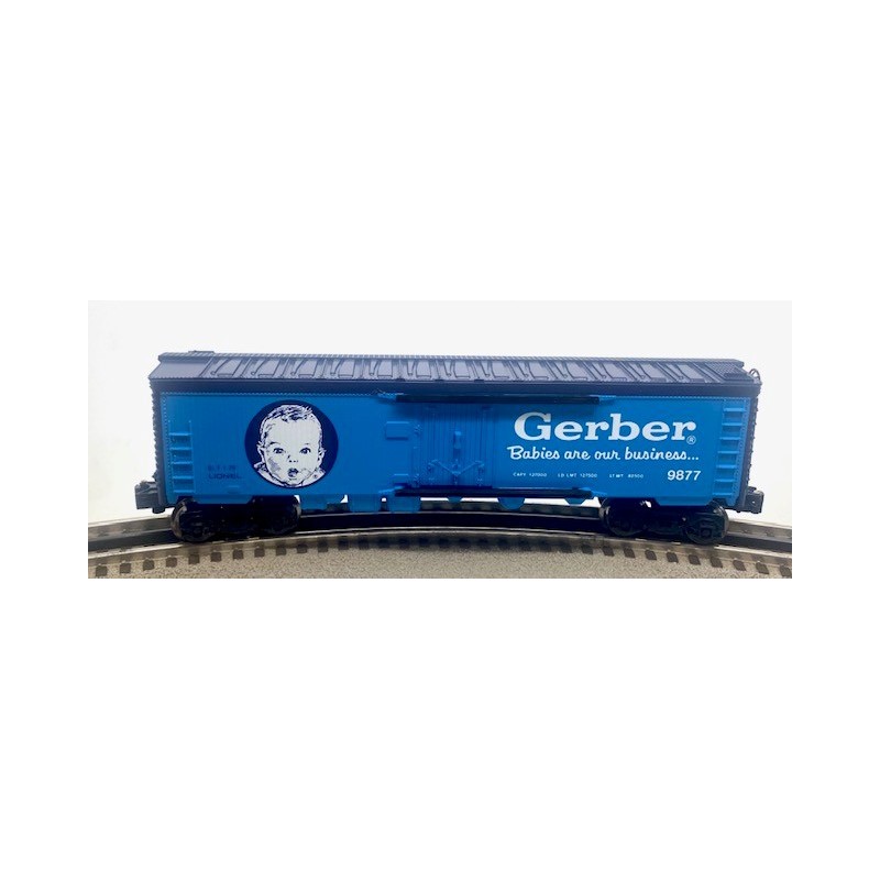 LIONEL 6-9877 GERBER BABY FOOD BILLBOARD REEFER