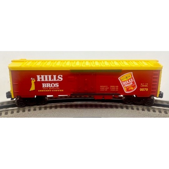 LIONEL 6-9879 HILLS BROS. COFFEE BILLBOARD REEFER