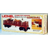 LIONEL 8701 WESTERN AND ATLANTIC - THE GENERAL - STEAM LOCOMOTIVE AND TENDER WITH PASSENGER CARS