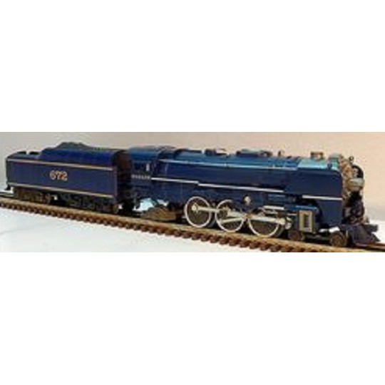 LIONEL 8610 WABASH 4-6-2 STEAM LOCOMOTIVE AND TENDER WITH 6 PASSENGER CARS - FF 1