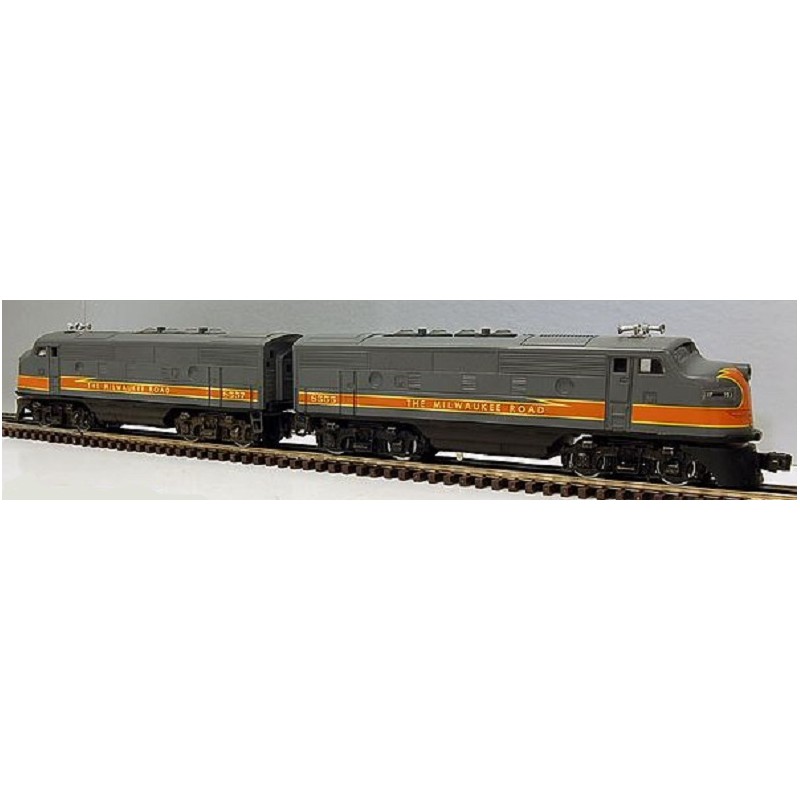 LIONEL 8555 AND 8557 MILWAUKEE ROAD F-3 AA DIESEL ENGINES