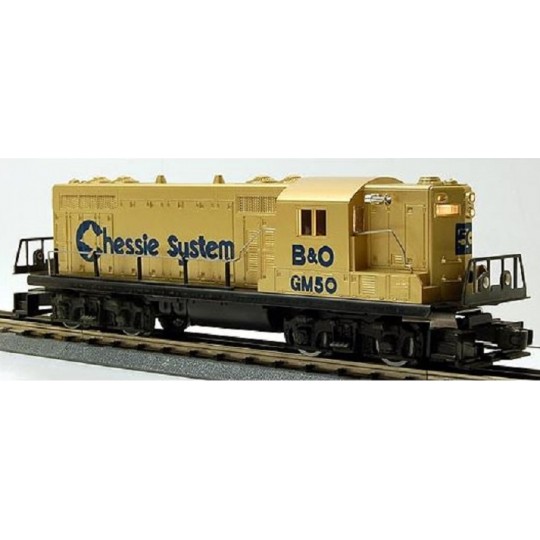 LIONEL 8359 GENERAL MOTORS SPECIAL ANNIVERSARY CHESSIE SYSTEM GP-7 DIESEL ENGINE