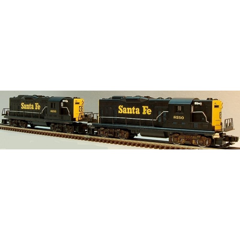 LIONEL 8250 AND 8255 SANTA FE GP-9 DIESEL ENGINE SET