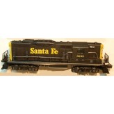 LIONEL 8255 SANTA FE GP-9 NON-POWERED DIESEL ENGINE