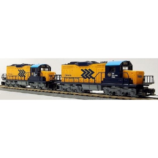 LIONEL 8162 AND 8163 ONTARIO NORTHLAND SD-18 DIESEL ENGINE SET