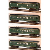 LIONEL 19047 - 19050 BALTIMORE AND OHIO MADISON PASSENGER CARS - SET OF 4